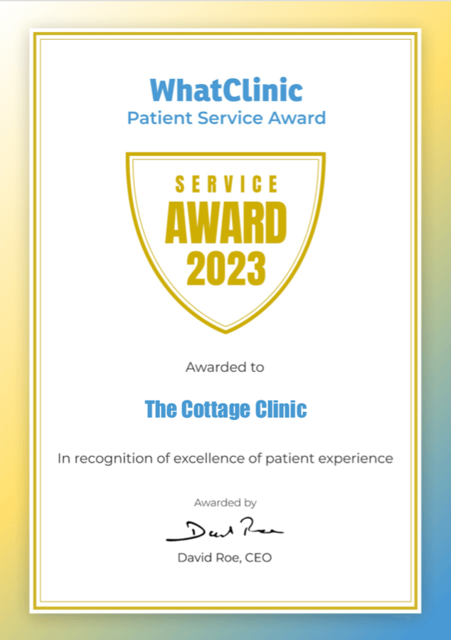 WhatClinic Patient Service Award